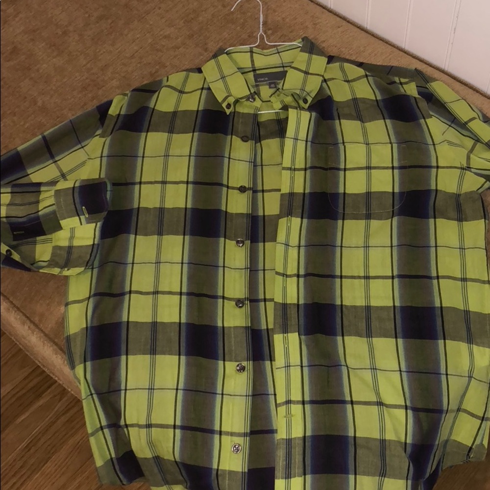 Vince button down